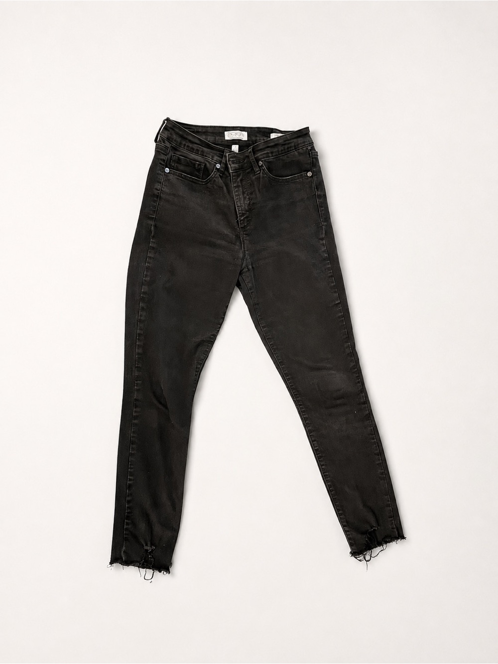 sofia by sofia vergara Black High-Rise Tapered Jeans